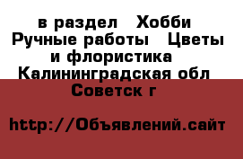  в раздел : Хобби. Ручные работы » Цветы и флористика . Калининградская обл.,Советск г.